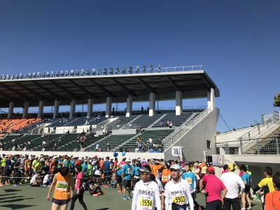 瑞穂市スタッフブログマラソン大会会場の様子